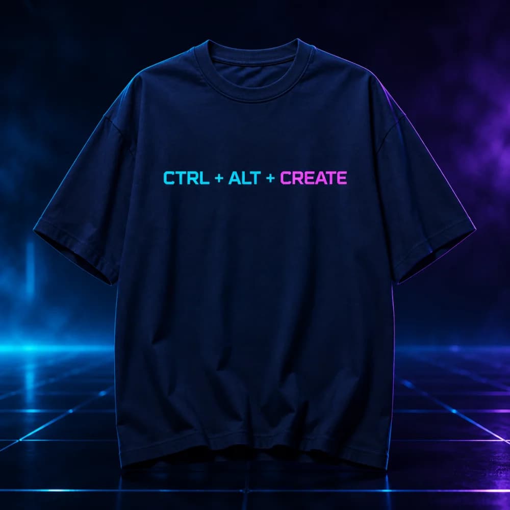 Creator Tee — Ctrl + Alt + Create