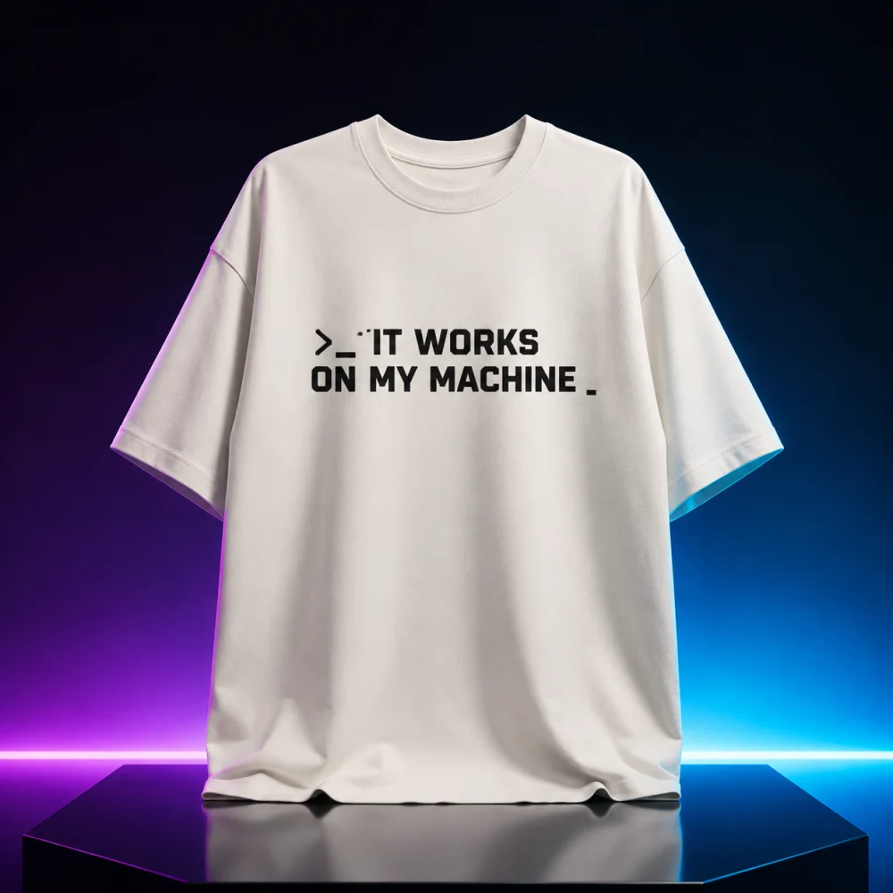 Localhost Tee — It works on my machine
