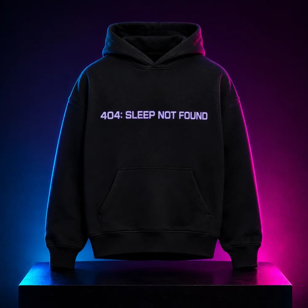 Night Build Hoodie — 404: Sleep not found